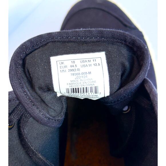 Palladium Pallashock Organic 2 Platform Black High Top Y2K Preppy M 11 W 12.5 - Picture 4 of 12